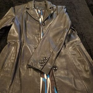 Kenneth Cole Reaction Leather Coat